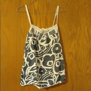 Flower mini tank top